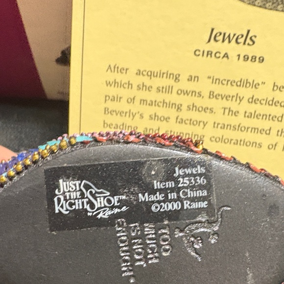 Just The Right Shoe Colorful Beaded Wedges - Picture 5 of 6